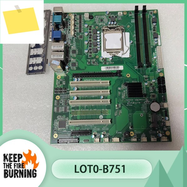 LOT0-B751 Rev: 1.20 산업용 제어 마더보드 LGA1155 2-3세대 i3i5i7 CPU 지원 제품 이미지