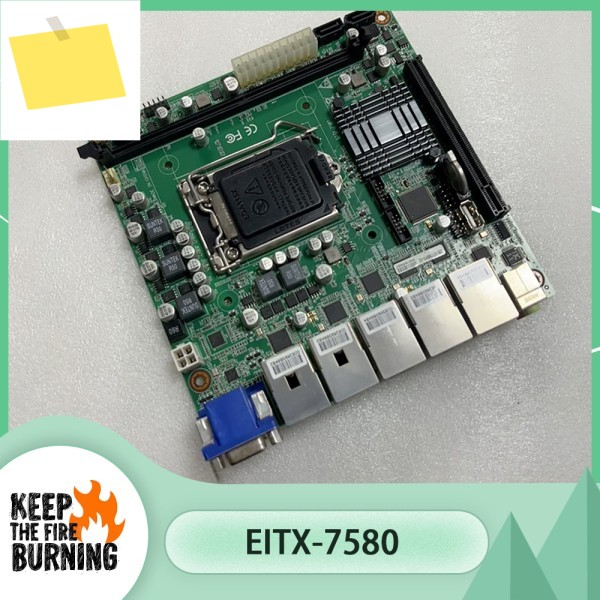 EITX-7580 산업용 제어 마더보드 LGA1151 6세대7세대 CPU 지원 제품 이미지