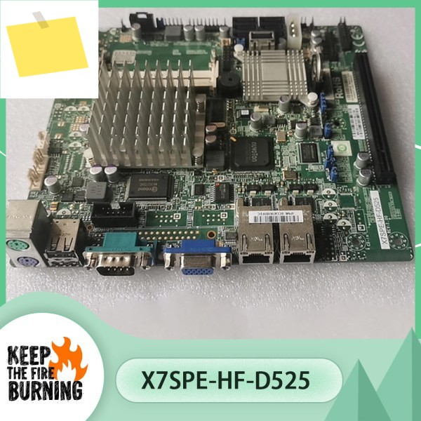 슈퍼마이크로 산업용 제어 마더보드용 X7SPE-HF-D525 REV:1.00 제품 이미지