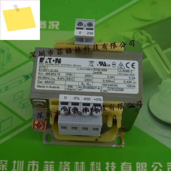 실물사진 STI0,1 400230 Eaton EATONMuller Moeller Transformer 제품 이미지