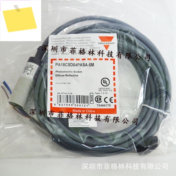 PA18CSD04PASA-5M 물리적 사진 스위스 Jiale Carlo Gavazzi 근접 제품 이미지