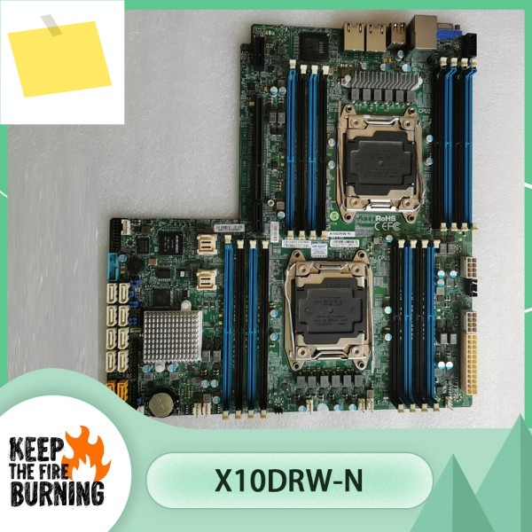 X10DRW-N 제온 프로세서 E5-2600 v4v3 제품군 i350-AM2 듀얼 포트 GbE LAN LGA2011 마더보드 제품 이미지