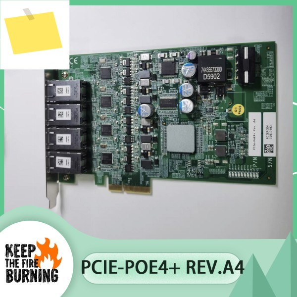 PCIEPOE4 Linghua 이미지 캡처 카드 4채널 REV.A4 제품 이미지