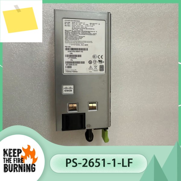 PS-2651-1-LF 전원 공급 장치 UCSC-PSU-650W V02 341-0490-02 제품 이미지