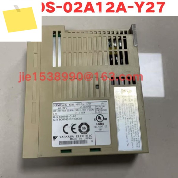 중고 서보 드라이버 SGDS-02A12A-Y27 정상 기능 테스트 완료됨 OK 제품 이미지
