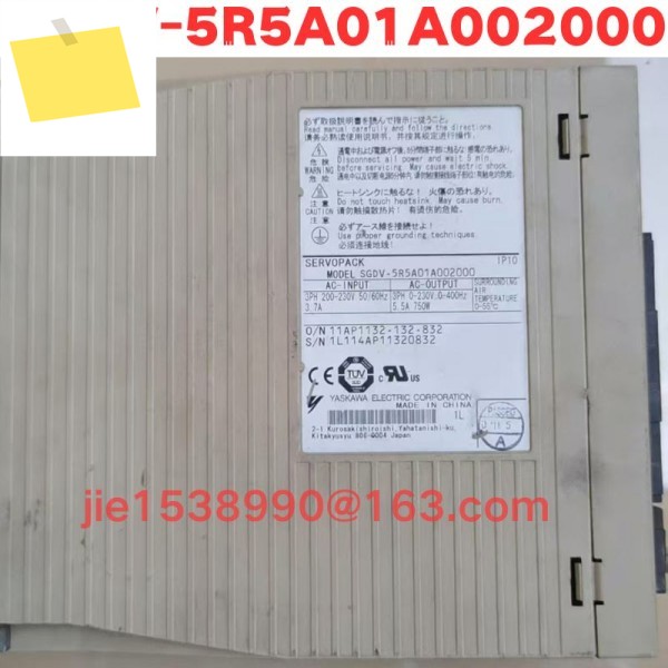 중고 서보 드라이버 SGDV-5R5A01A002000 정상 기능 테스트 완료됨 OK 제품 이미지