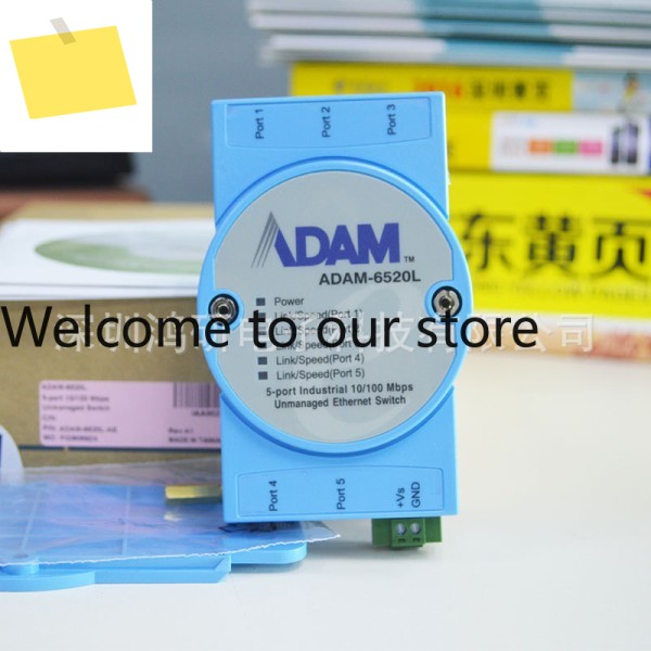 어드밴텍 5포트 ADAM-6520I 광범위 온도 지원 비관리형 산업용 이더넷 스위치 새 제품 제품 이미지