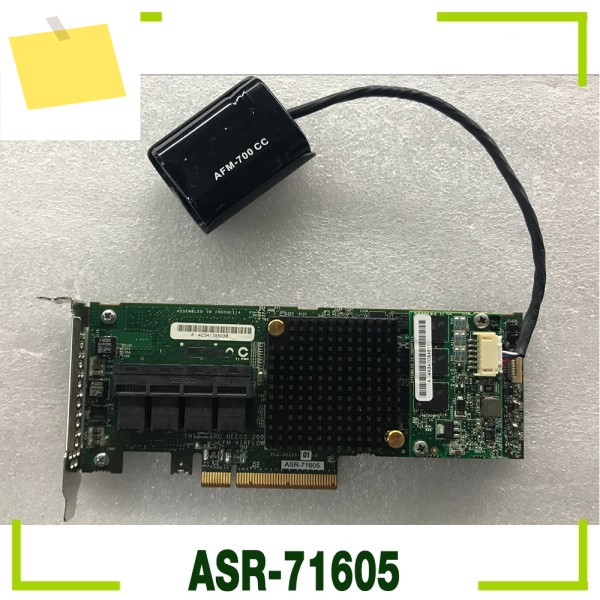 Adaptec 1G 16포트 어레이 카드 PCIe 3.0 6G 완전 기능 ASR-71605용 제품 이미지