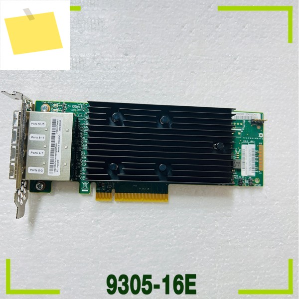 LSI SFF8644 16 포트 12 Gbs HBA 패스 스루 카드용 IT SAS3224 칩 9305-16E 제품 이미지