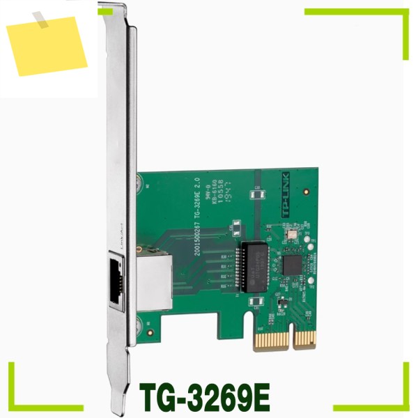 RJ45 포트 TG-3269E가 내장된 TP-LINK PCI-E 고속 유선 네트워크 카드 데스크탑 컴퓨터 서버용 제품 이미지