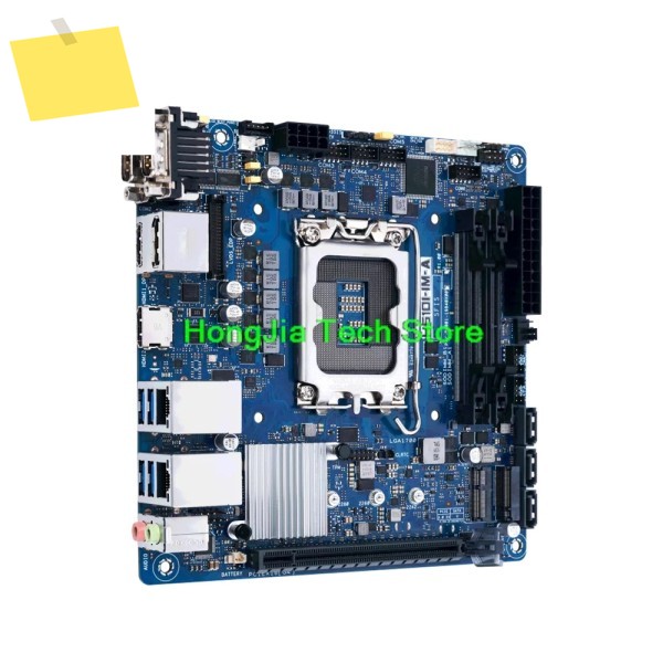 H610I-IM-A 산업용 등급 제어 컴퓨터 miniITX17 17 듀얼 네트워크 포트 COM 6 DC 마더보드 제품 이미지