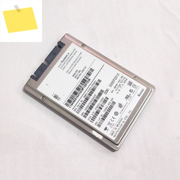 IBM 시스템 X 00W1120 SATA 6.0Gb 솔리드 스테이트 디스크 2.5인치용 100GB 제품 이미지