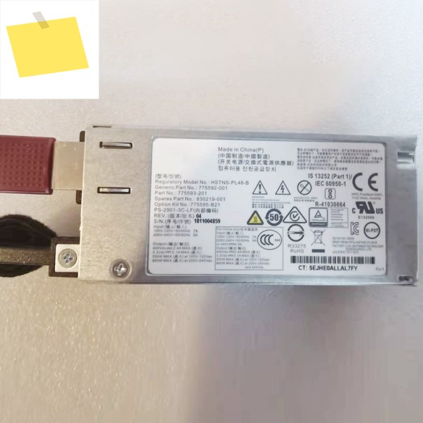 HSTNS-PL48-B DL20 160 G9 서버 전원 공급 장치 775595-B21 900W 제품 이미지