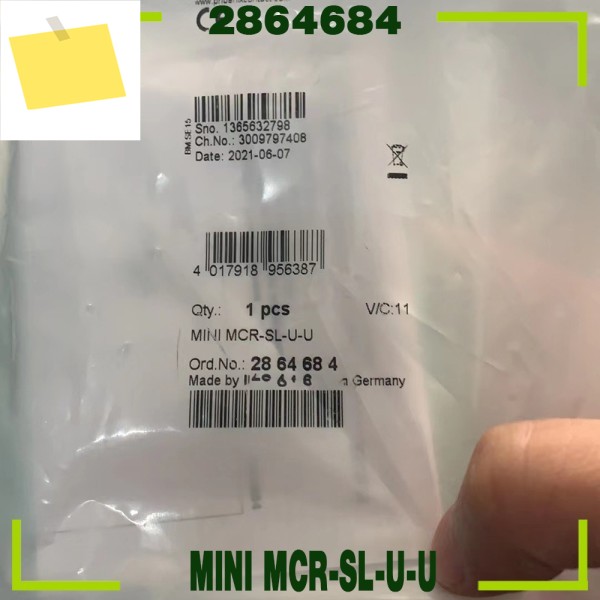 1입력 전압 신호 절연 증폭기 MINI MCR-SL-U-U-2864684 제품 이미지