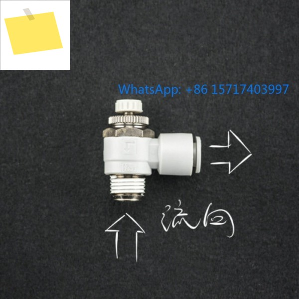2Pcs 속도 제어 밸브 AS1201220132014201F-M3M501020304-060810S 제품 이미지