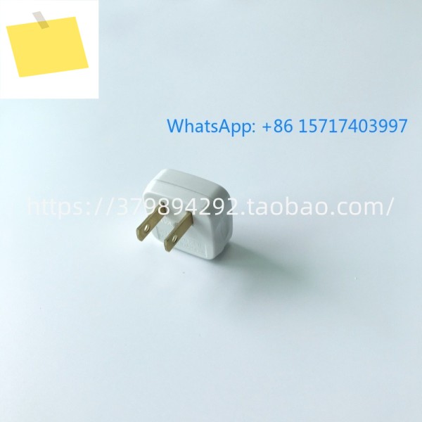 2PCS 병렬 플러그 WH4019W는 국가 표준에 따라 두 개의 평면 앵글 15A 125V에 적합합니다. 제품 이미지