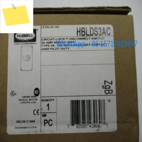 미국산 허벨 컨트롤러 HBLDS6AC 제품 이미지
