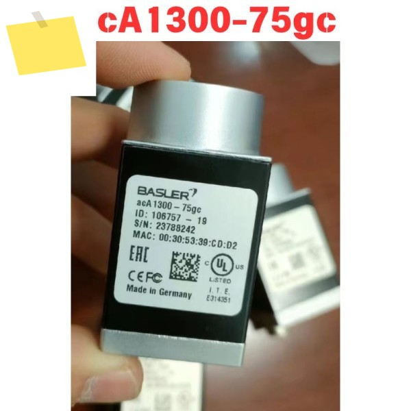 사용된 acA1300-75gc A 프레임 속도 88fps 및 해상도 130만 화소 산업용 카메라 기능 테스트 완료 제품 이미지