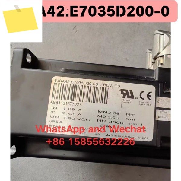 중고 전기 기계 8JSA42.E7035D200-0 기능 테스트 완료 제품 이미지