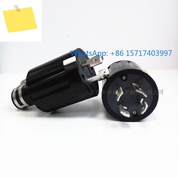 1pcs AMERICAN DENKI 미국 모터 산업용 플러그 4622R4620 남성 및 여성 소켓 4P60A250V 제품 이미지