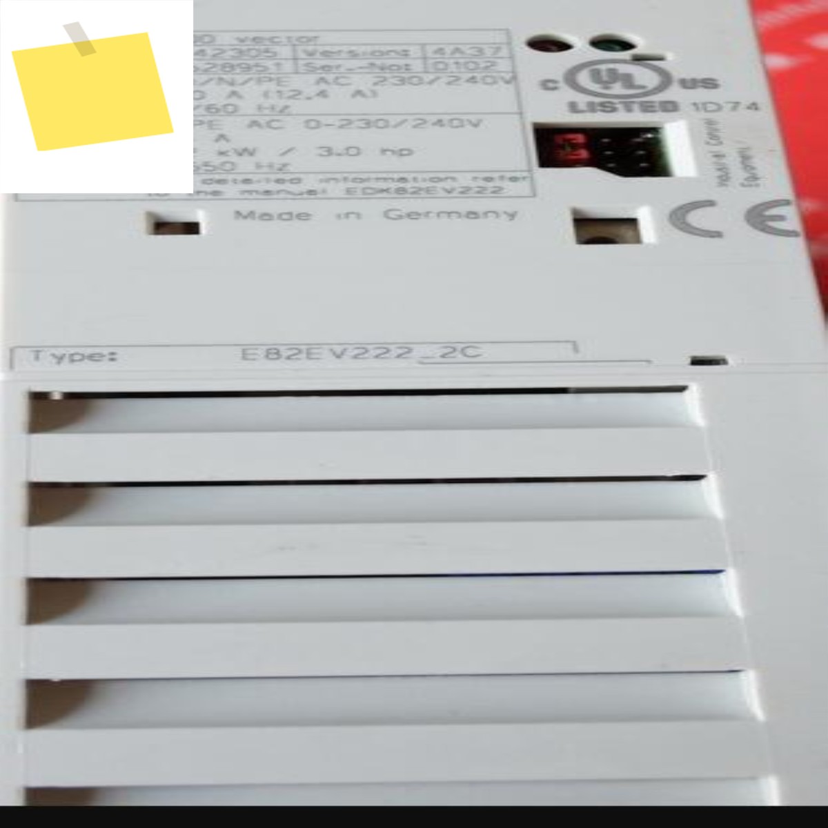 새제품 및 E82EV222K2C 제품 이미지