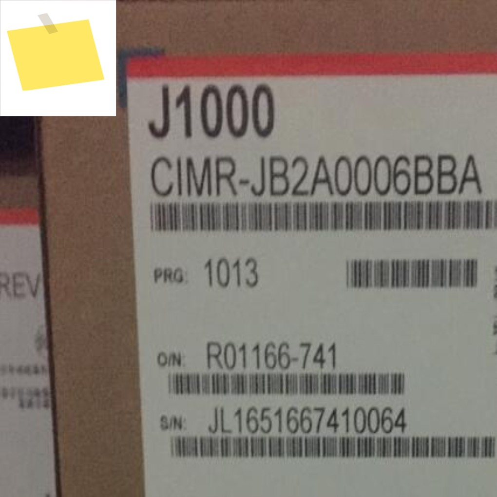 새제품 및 인버터 CIMR-JB2A0006BBA, J1000, 0.75KW 제품 이미지