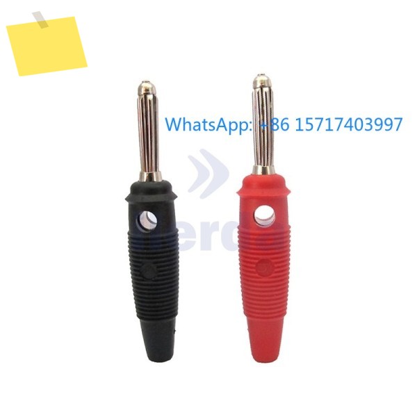 5PCS 독일산 HIRSCHMANN 히르슈만 나사형 9핀 4mm 바나나 플러그 930726100 단일 제품 이미지