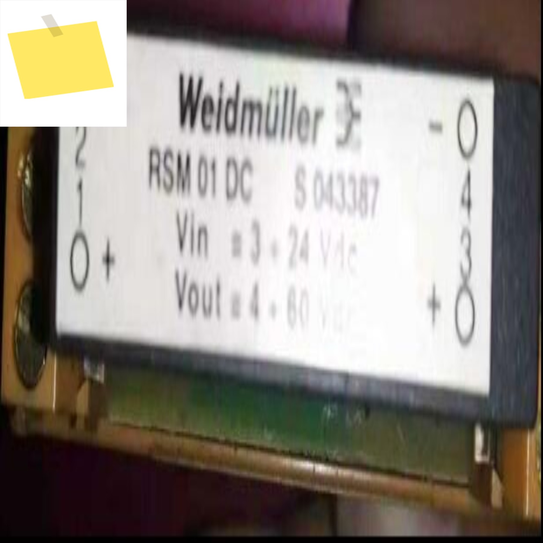 RSM 01 DC S 043387 신규 및 기존 릴레이 모델 제품 이미지