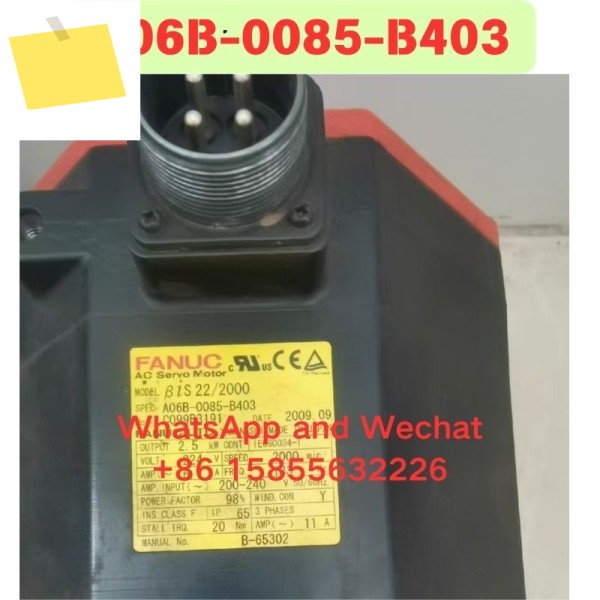 중고 전기 기계 A06B-0085-B403 기능 테스트 OK 제품 이미지