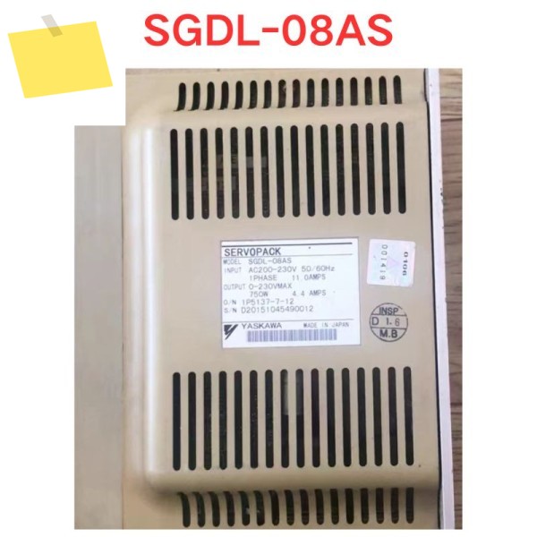 중고 SGDL-08AS 서보 드라이버 기능 테스트 OK 제품 이미지