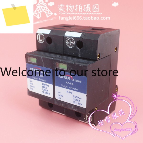KSTAR Electronics KZ-FB60 1P+N 단상 낙뢰 보호기 420V 60-120KA 서지 제품 이미지