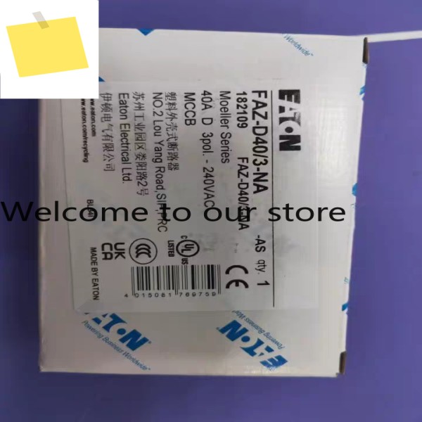 이튼 멀러 FAZ-D403-NA 고전력 마이크로 회로 차단기 UL489 CSA 인증, 북미 제품 이미지