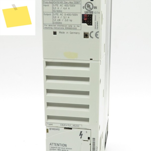 주파수 15kw 렌스 8200 E82ev152_4b200 39a 브랜드 새제품 오리지널 PLC 제품 이미지