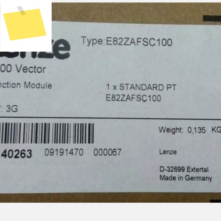 E82zafsc100 1개 8200 기능 모듈 새 제품 정품 PLC 제품 이미지