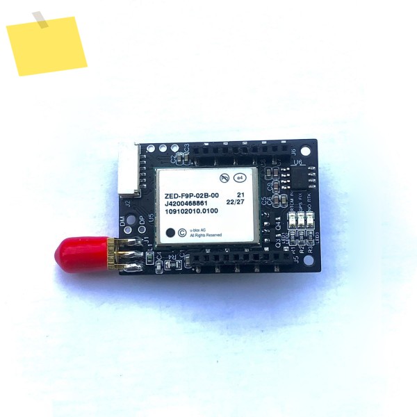 ZED-F9P-02B-00 고정밀 GPS 모듈 드론용 통합 RTK 및 헤딩 보드 제품 이미지