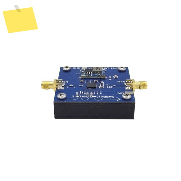 이미지 전송 향상을 위한 SMA 암-암 커넥터가 있는 2.4GHz 2.5W 50옴 30dB RF 전력 증폭기 모듈 제품 이미지