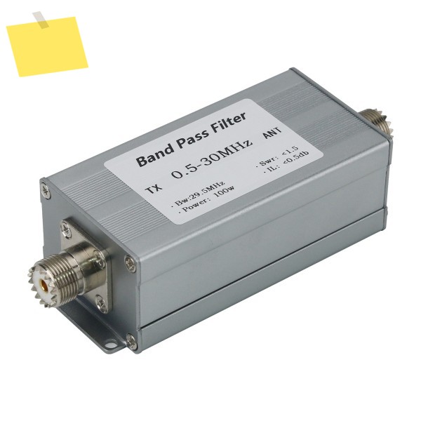 0.5-30MHz 대역 통과 필터 50옴 100W SSB CW AM FM RF SL16-F 수컷 커넥터 포함 제품 이미지