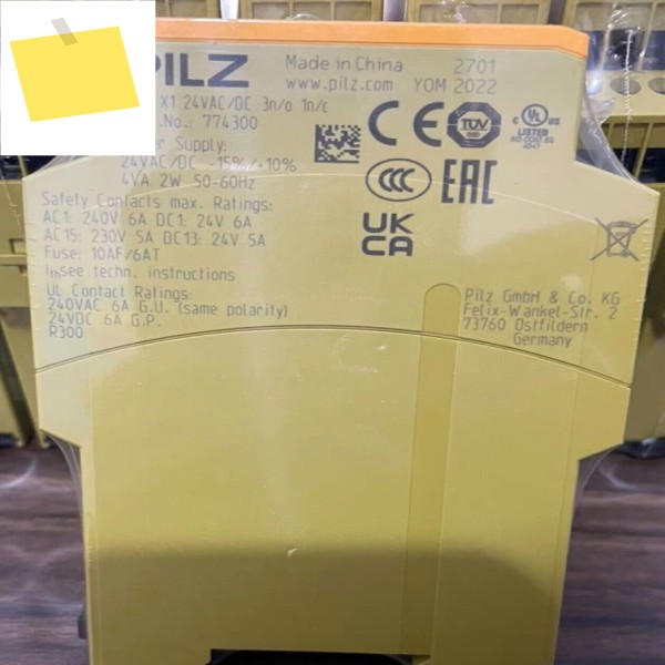 X1 774300 1개 안전 릴레이 브랜드 새제품 오리지널 PLC 제품 이미지