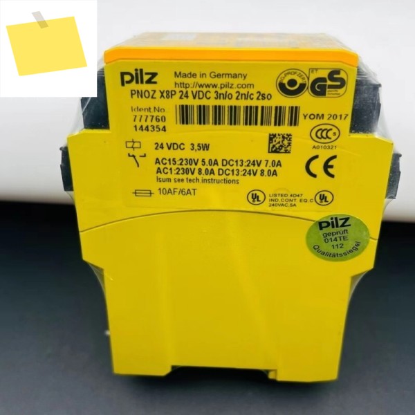 1개 X8p 24 Vdc 3no 2nc 2so 안전 릴레이 777760 새 제품 정품 원본 PLC 제품 이미지