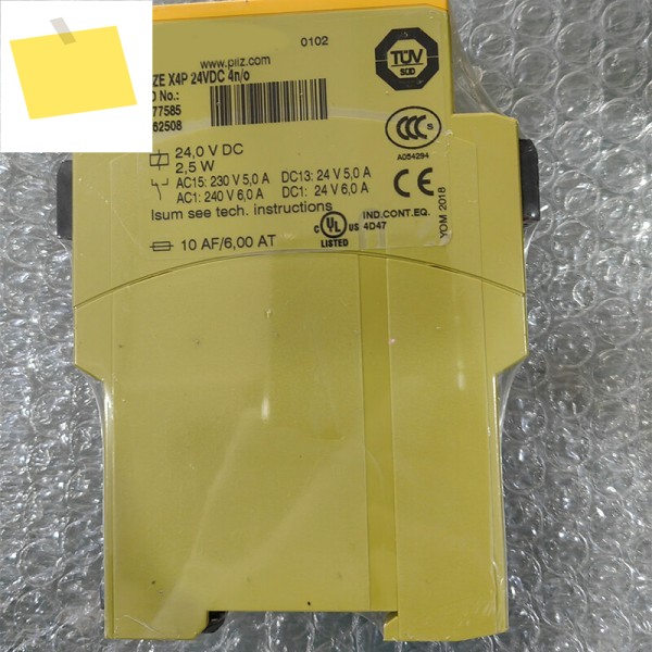 1개 새제품 Pze X4p 24vdc 4no 777585 안전 릴레이 완전 새 원본 PLC 제품 이미지