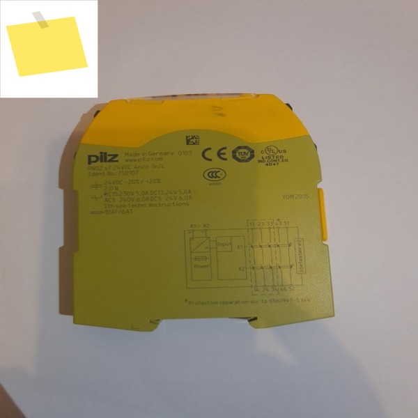 S7 안전 릴레이 24vdc 4no 1nc 750107 브랜드 새제품 오리지널 PLC 제품 이미지