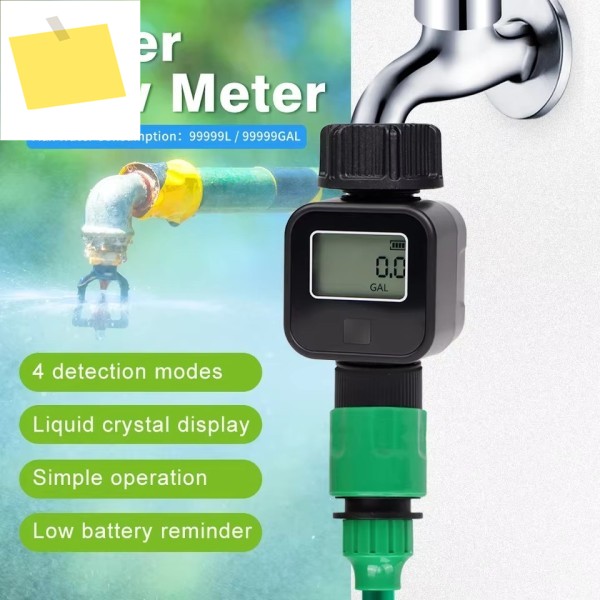 HEDAO SGS05 DN15 디지털 수량계 IP67 보호 플랜지 1년 보증 갤런리터 소비량 야외용 제품 이미지