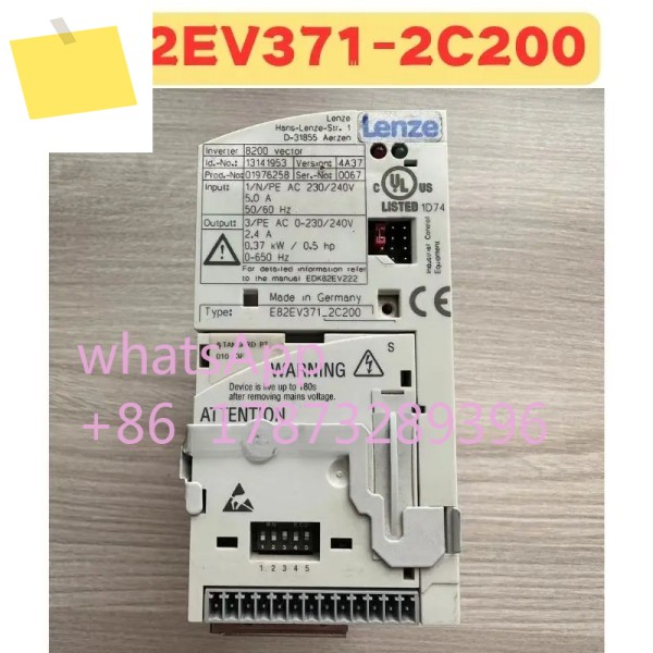 사용된 주파수 변환기 E82EV371-2C200 2C200 정상 기능 테스트 완료 제품 이미지