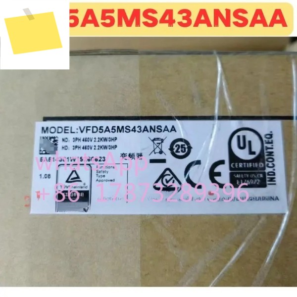 신품 오리지널 VFD5A5MS43ANSAA 주파수 변환기 제품 이미지