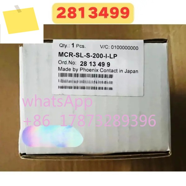 신품 오리지널 2813499 MCR-SL-S-200-I-LP 전류 트랜스미터 제품 이미지