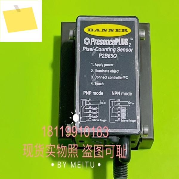 보너 BANNER 센서 P2B65Q PresencePLUS 픽셀 계수 제품 이미지