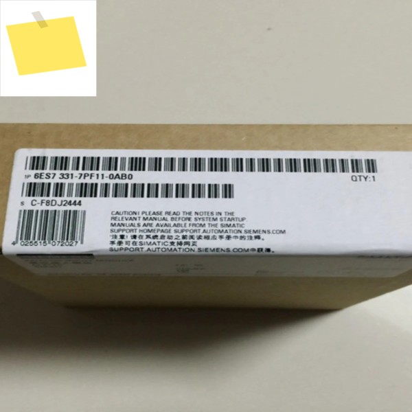 2025.4 6ES7331-7PF11-0AB0 PLC S7-300 IO 모듈 SM331 제품 이미지