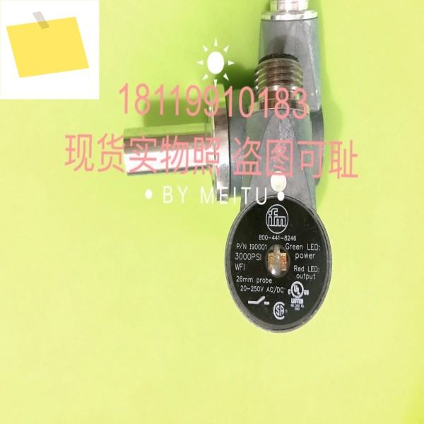 IFM Yifumen 센서 PN I90001 3000PSI 사진 제품 이미지