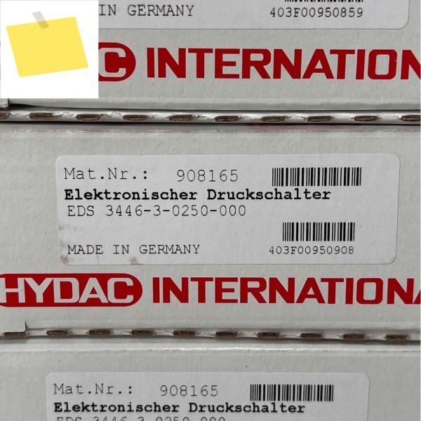 HYDAC EDS 3446-3-0250 -000 압력 센서 사용 가능 제품 이미지