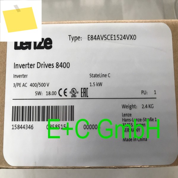 2025년형 E84AVSCE1524VX0 인버터 8400 렌제 드라이브 제품 이미지